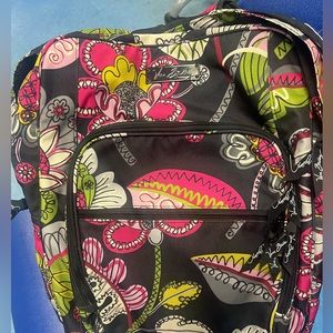 Vera Bradley nylon book bag moons blooms pattern